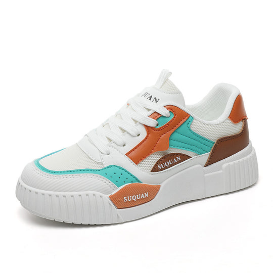 Damen Sportliche Sneakers mit atmungsaktiver Oberfläche und dämpfendem Sohlenprofil EB