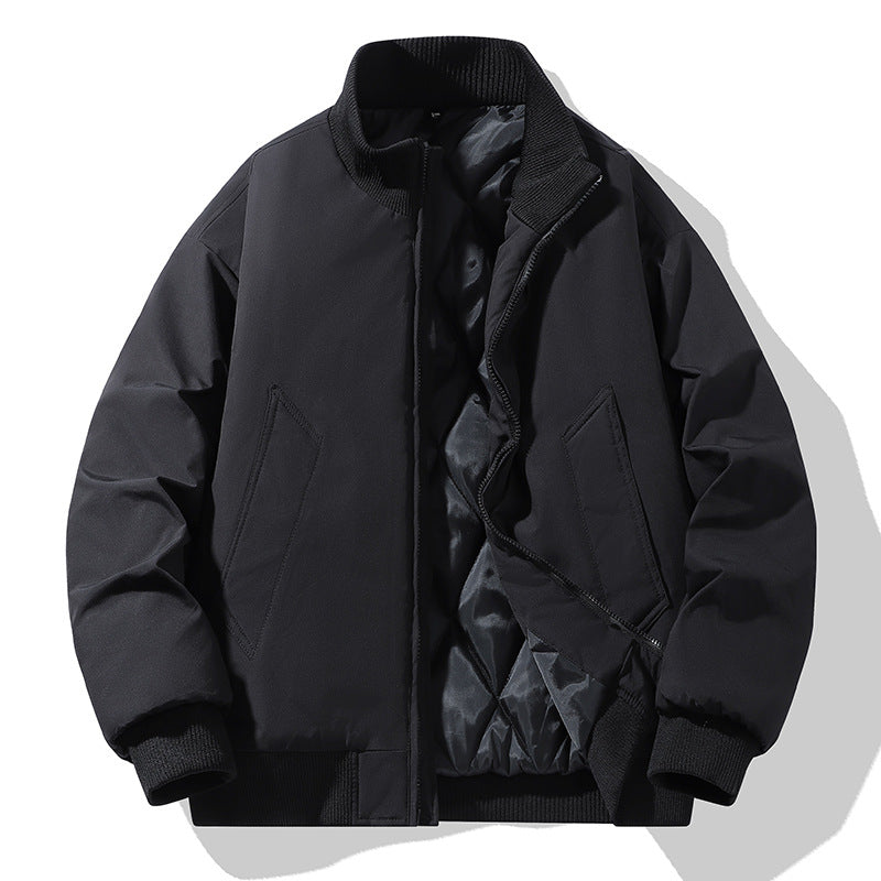 Herren modische Steppjacke mit hohem Kragen EB