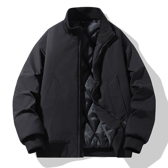Herren modische Steppjacke mit hohem Kragen EB