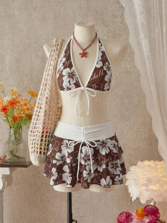 Damen Bikini-Set mit Rock EB
