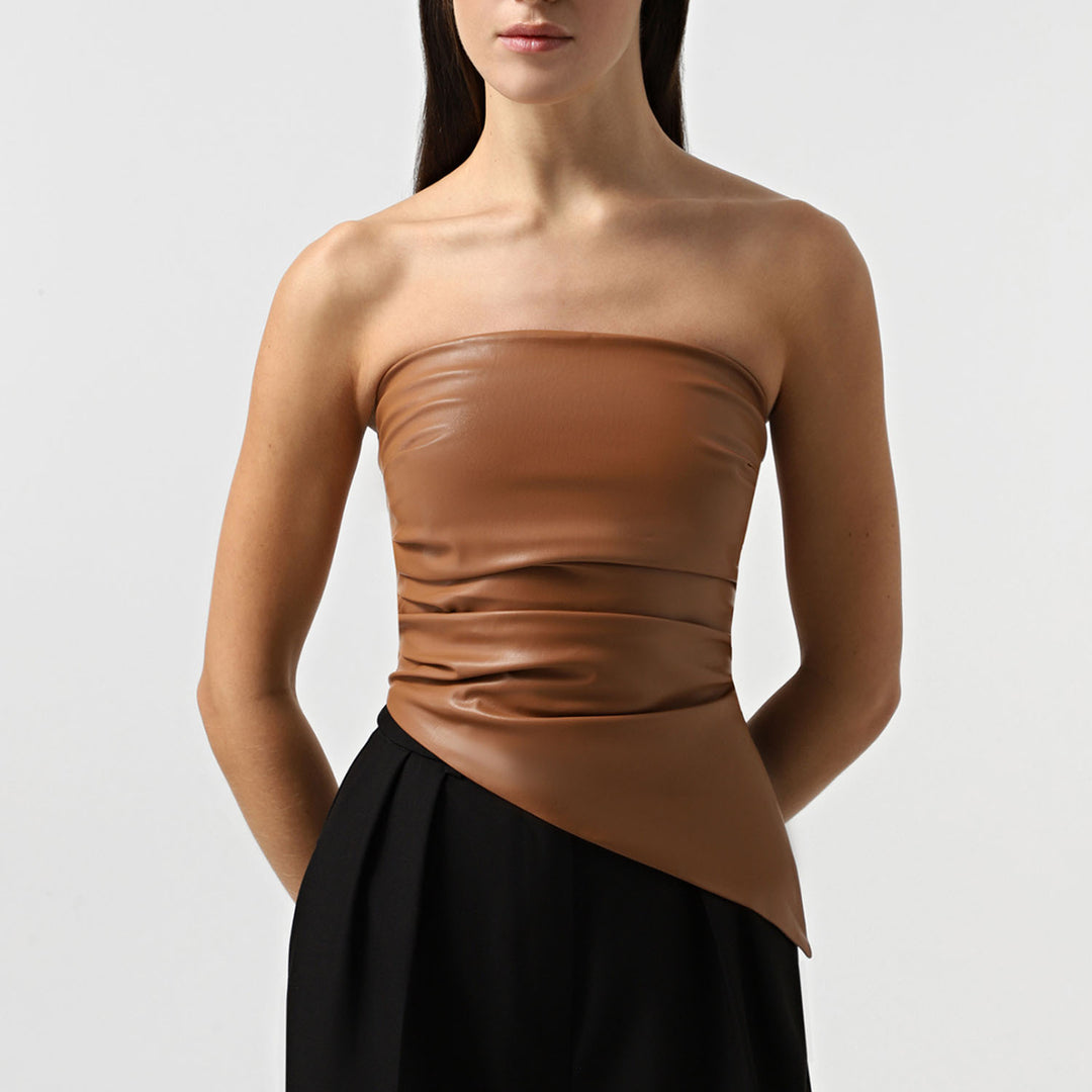 Damen Oberteil im eleganten Wickeldesign EB