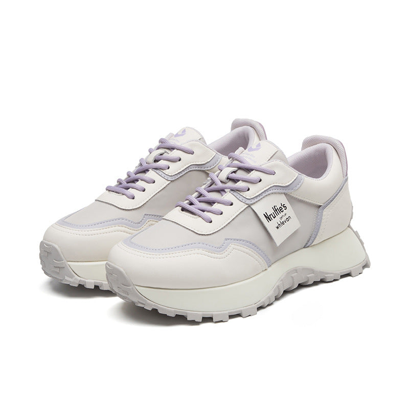 Damen Chunky Sneakers mit trendigem Design und stoßdämpfender Sohle EB