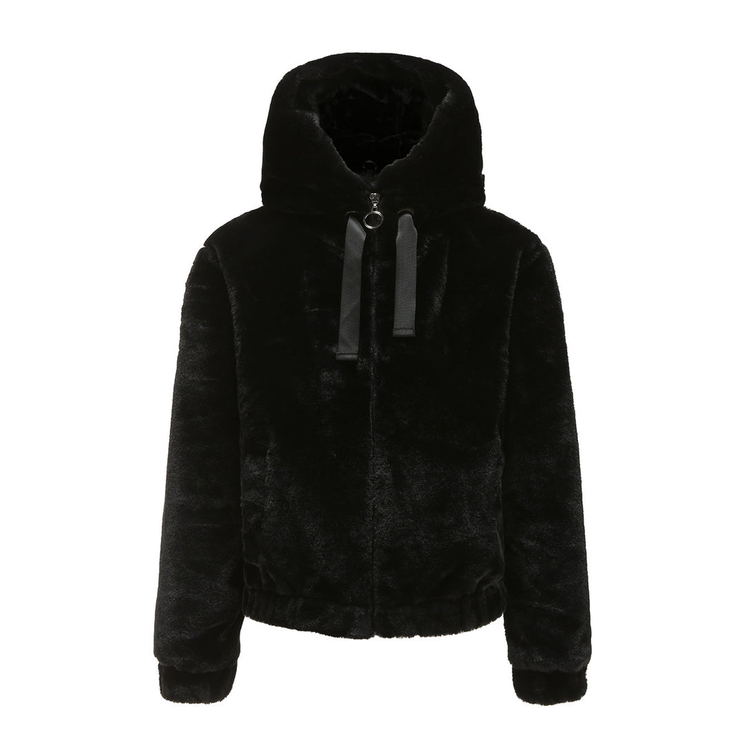 Damen Kuscheljacke mit hochabschließendem Kragen EB