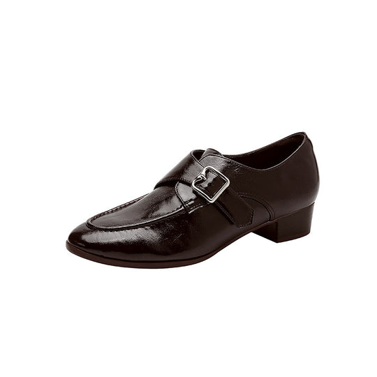 Damen elegante Slipper mit modischem Schnallen-Detail EB