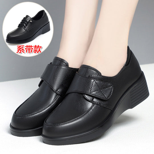 Damen Komfortable und elegante Schnürschuhe mit verstellbarem Klettverschluss EB