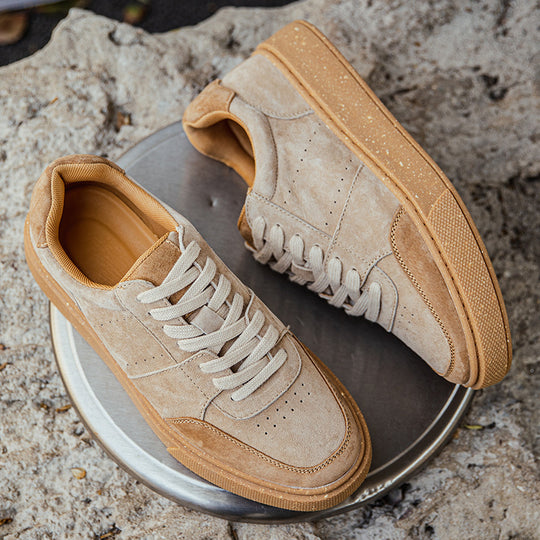 Damen Sportliche Sneaker aus hochwertigen Veloursleder mit ergonomischer Dämpfung EB