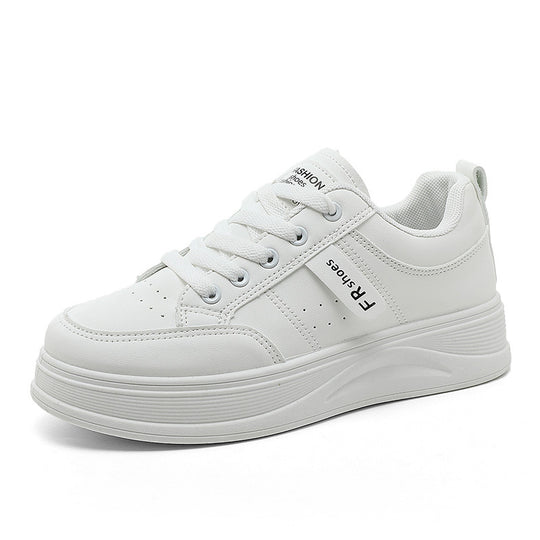 Damen modische Plateau-Sneaker mit atmungsaktiver Mesh-Oberfläche und rutschfester Sohle EB