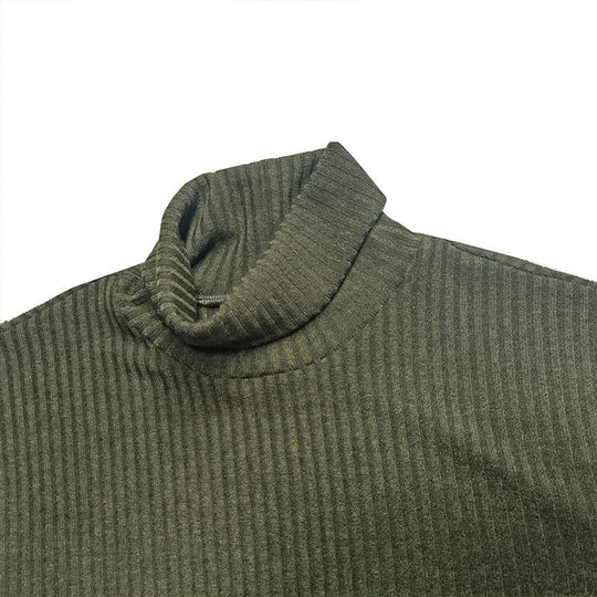 Herren feiner Rollkragenpullover aus strukturiertem Strick EB