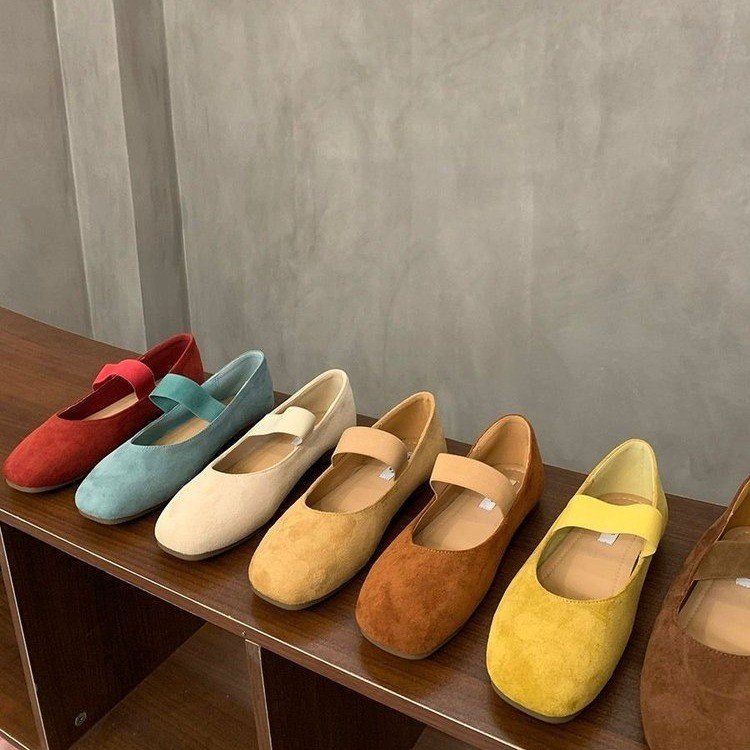 Damen elegante Mokassins mit modischem Riemchen und funkelnder Schnalle EB