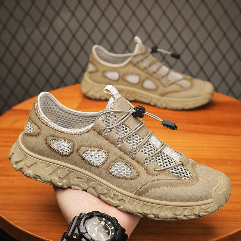 Damen Bungee-Sneaker mit atmungsaktivem Mesh-Obermaterial und rutschfester Sohle EB