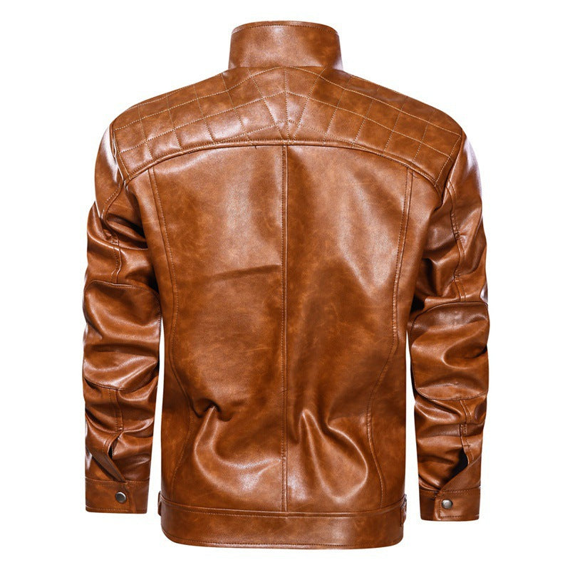 Herren modische Motorradjacke mit praktischen Taschen EB