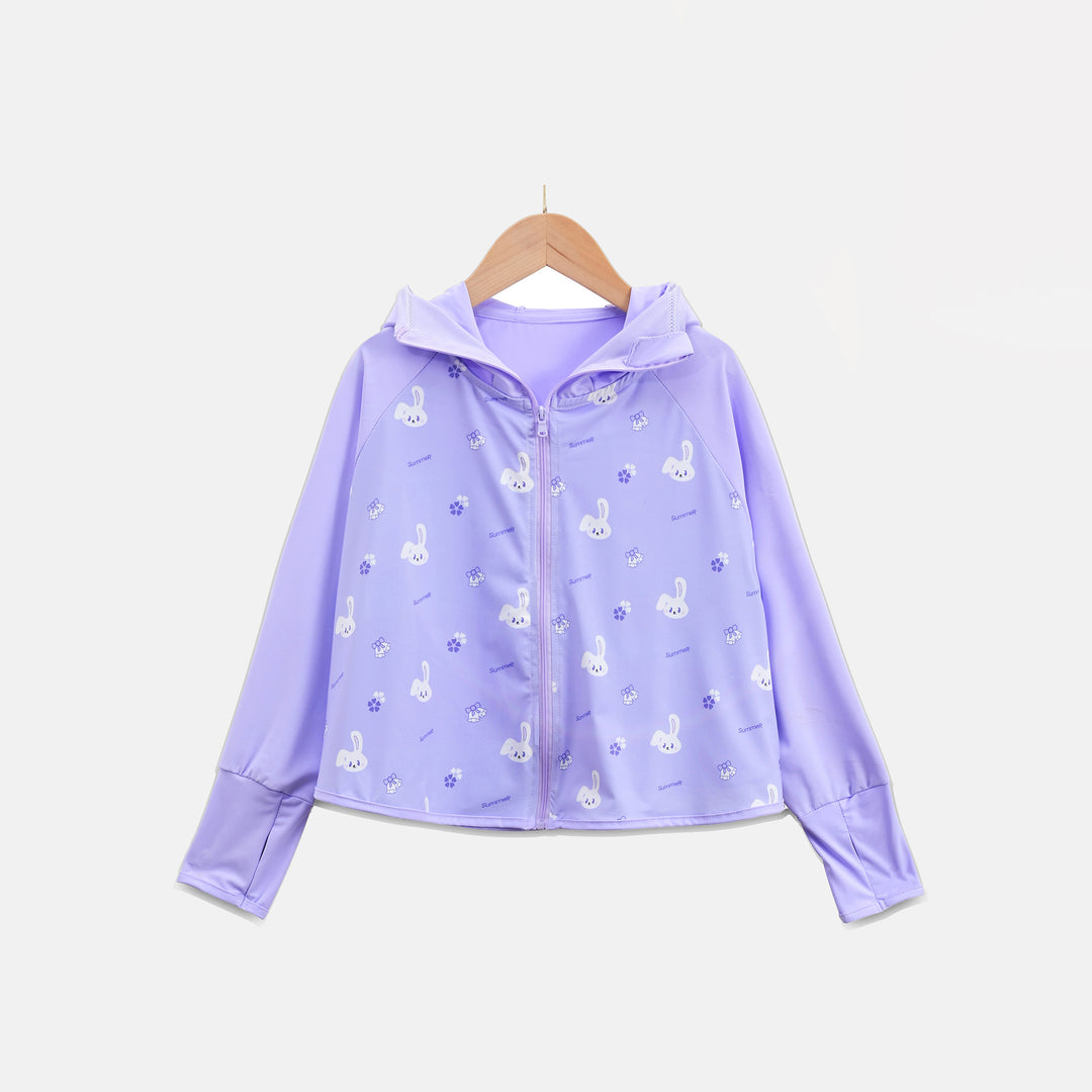 Kinder Sonnenjacke mit Kapuze und UV-Schutz EB