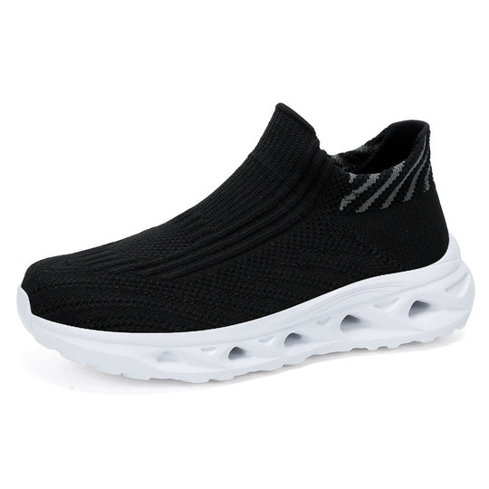 Damen Atmungsaktive Slip-On Laufschuhe mit flexibler Sohle EB