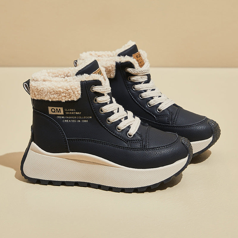 Damen Urbanen Winterstiefel mit weichem Futter und rutschfester Sohle EB