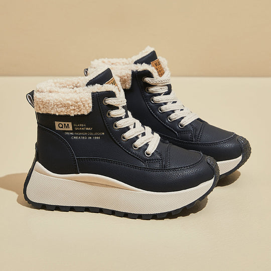 Damen Urbanen Winterstiefel mit weichem Futter und rutschfester Sohle EB