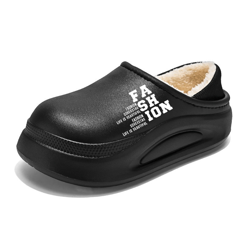 Damen Bequeme Hausschuhe mit warmem Innenfutter und rutschfester Sohle EB