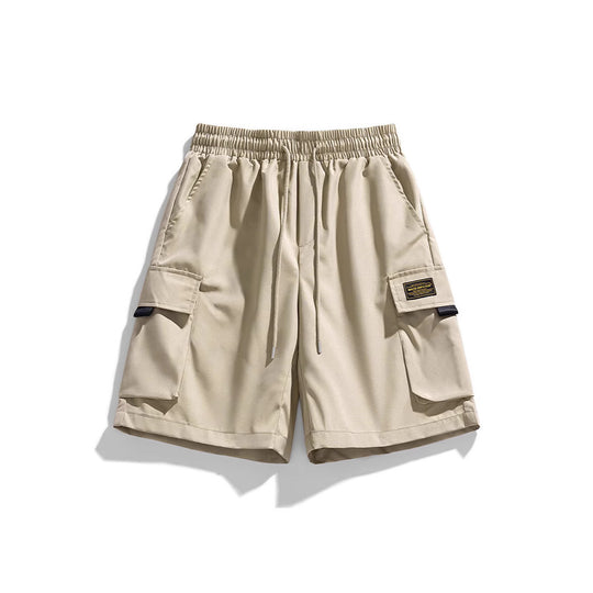 Herren Cargo-Shorts mit elastischem Bund und praktischen Taschen EB