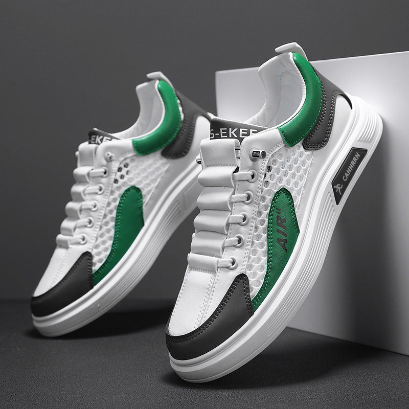 Damen Sportliche Mesh-Sneaker mit atmungsaktiver Oberflächenstruktur und dämpfender Sohle EB