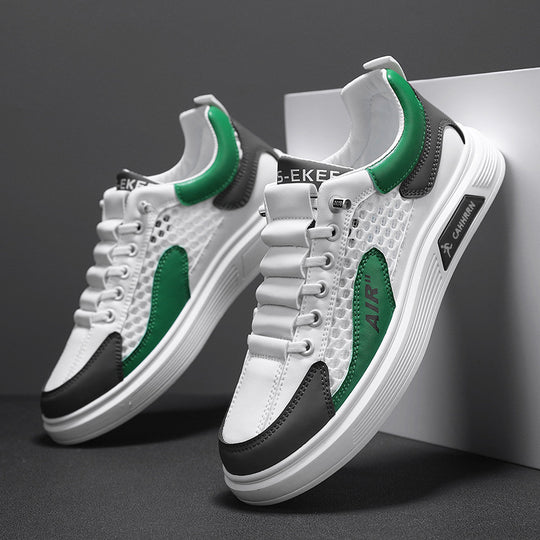 Damen Sportliche Mesh-Sneaker mit atmungsaktiver Oberflächenstruktur und dämpfender Sohle EB
