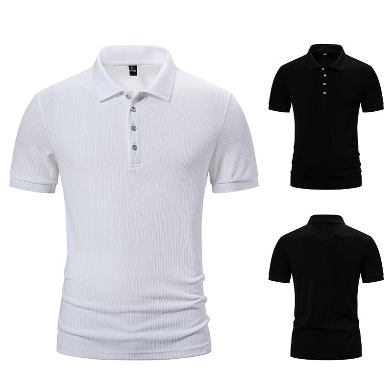 Herren hochwertiges Poloshirt mit moderner Struktur EB