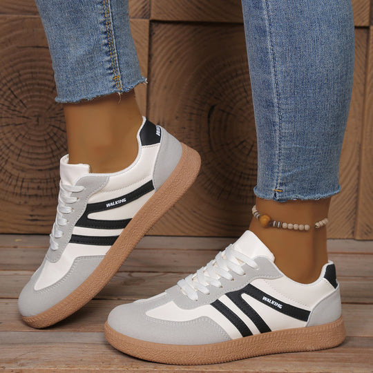 Damen Freizeitsneaker mit flexibler Laufsohle und atmungsaktivem Obermaterial EB