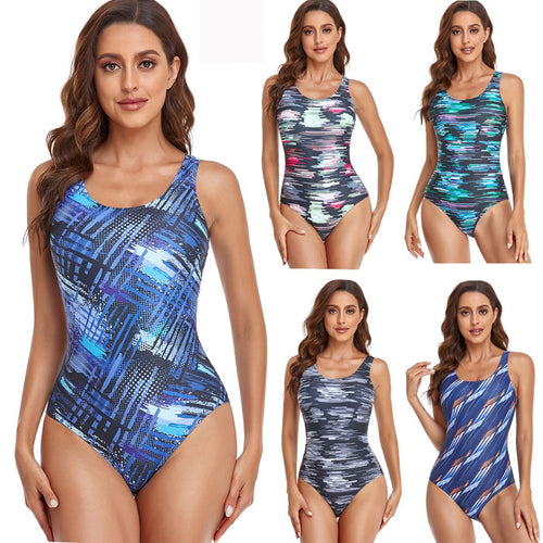 Damen Sportlicher Hochleistungs Badeanzug EB
