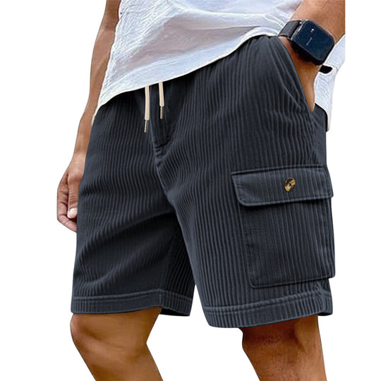 Herren Cargo-Shorts mit schmalem Schnitt und praktischen Seitentaschen EB