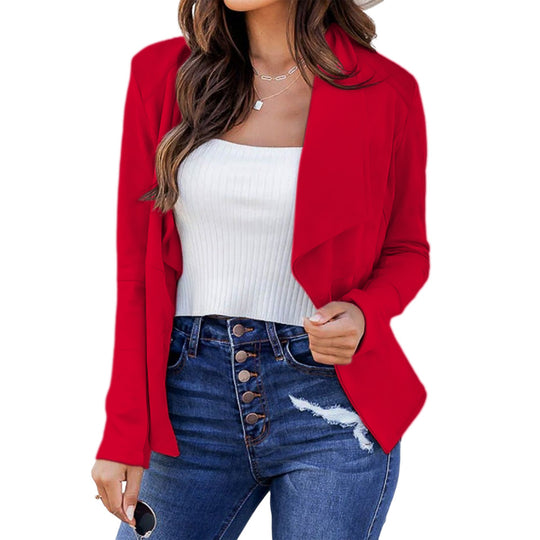 Damen elegante und lässige Blazerjacke EB