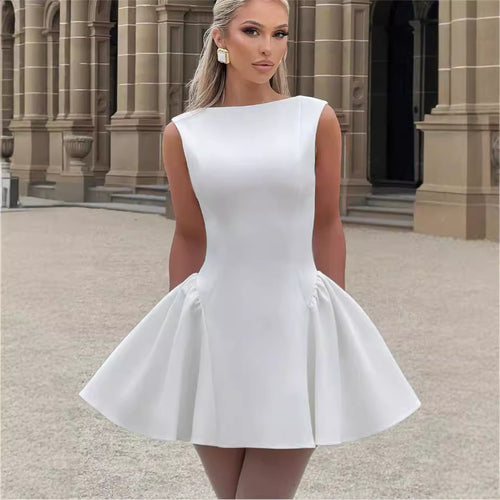 Damen Kleid mit A-Linien Schnitt und eleganter Silhouette EB