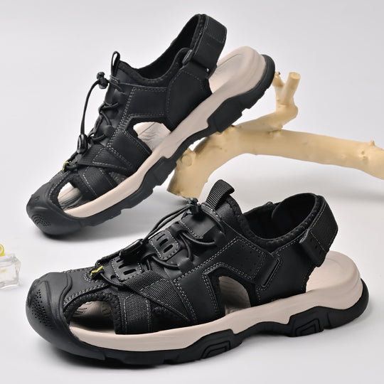 Herren Sportliche Sandalen mit rutschfester Sohle und verstellbarem Riemen EB
