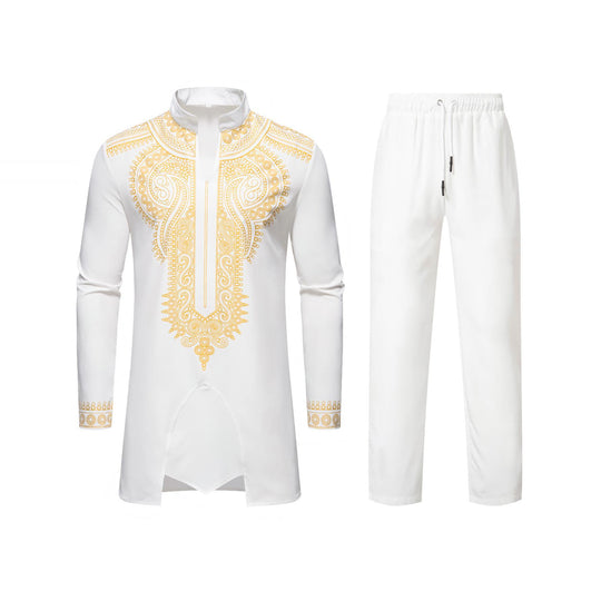 Herren Traditionelles Kaftan-Outfit mit einzigartiger Stickerei EB