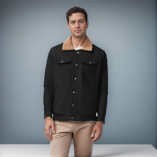Herren Jacke mit Wendefunktion und Fleecefutter EB