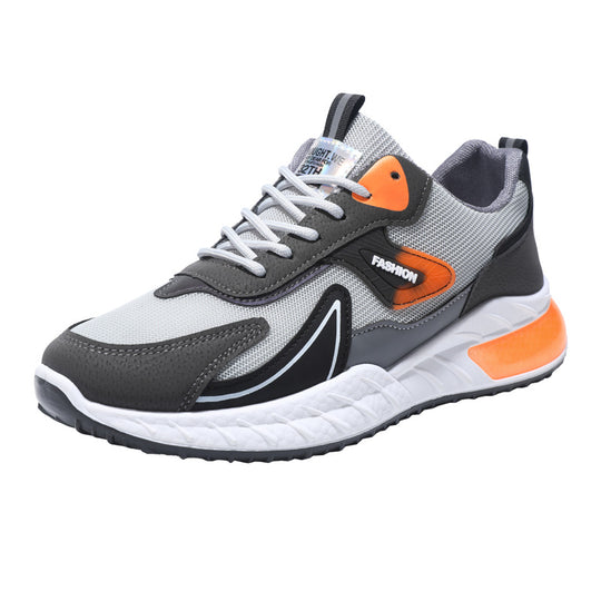 Damen Sportliche Sneakers mit atmungsaktiver Mesh-Oberfläche und stoßdämpfender Sohle EB