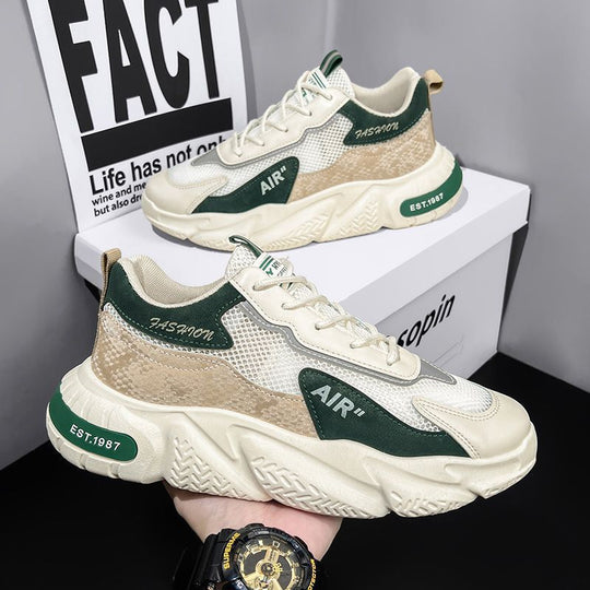 Damen Modische Laufsneaker mit atmungsaktivem Mesh-Obermaterial und trendigen Details EB