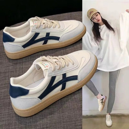 Damen Sportliche Sneakers mit weichem Wildleder-Obermaterial und dämpfender Sohle EB