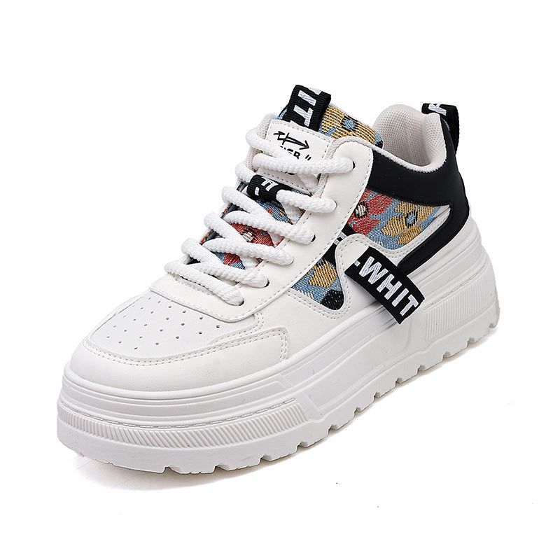 Damen modische Chunky Sneakers mit auffälligem Grafikdesign EB