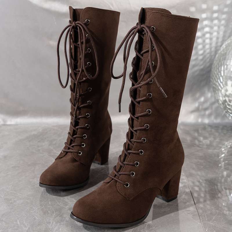 EB | Samt Stiefeletten für Frauen