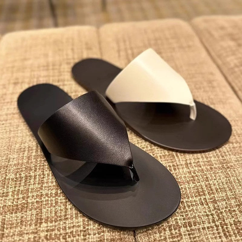 Damen Zehentrenner-Sandalen mit schickem Riemendesign und weichem Fußbett EB
