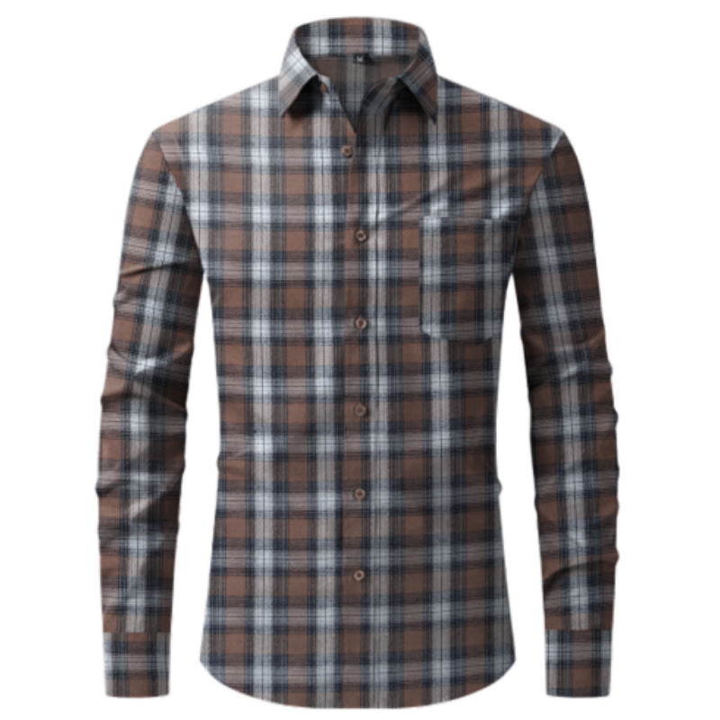 Herren Kariertes Hemd EB