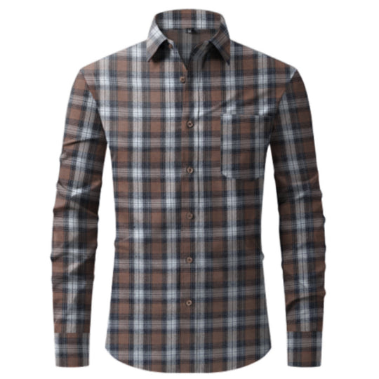 Herren Kariertes Hemd EB
