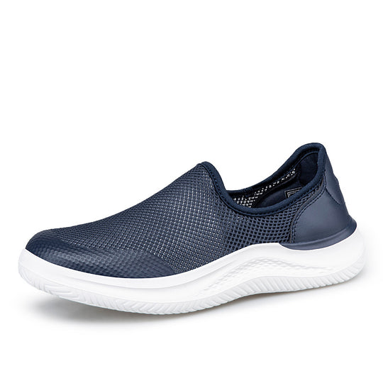 Damen Slip-On Freizeitschuhe mit atmungsaktivem Mesh-Obermaterial EB