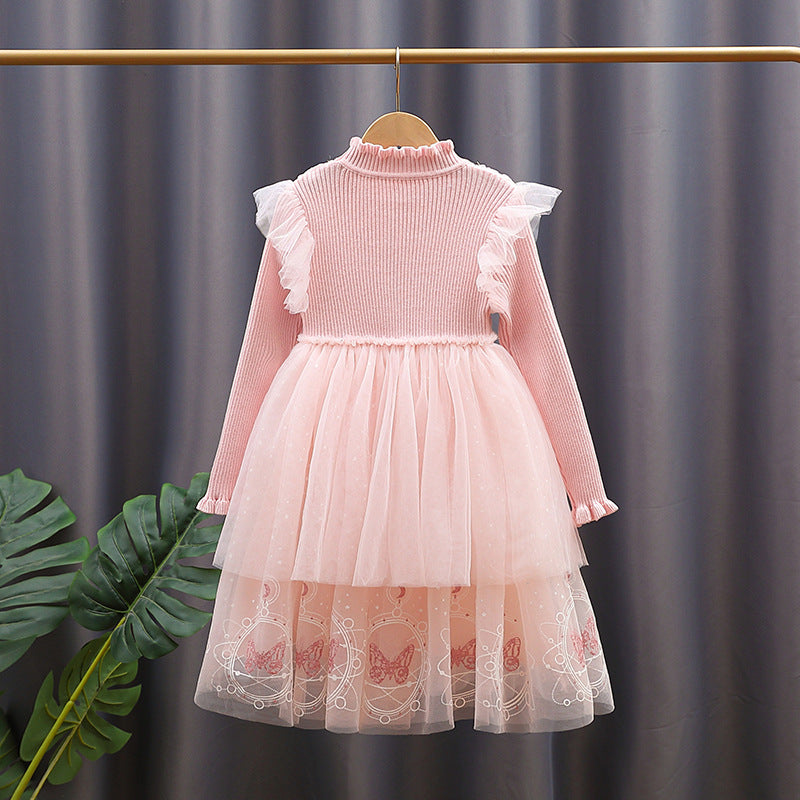 Mädchen Festliches Kleid im Prinzessinnen-Stil EB