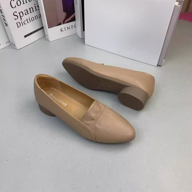 Damen elegante Slipper mit mittelhohem Absatz EB