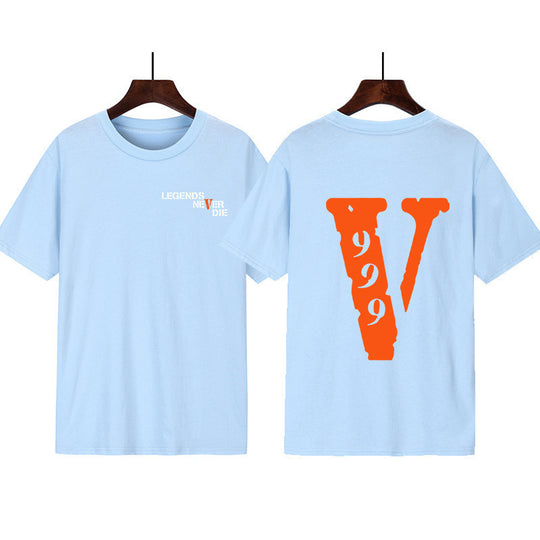 Damen Grafik T-Shirt mit originellem Schriftzug und kreativem Design EB