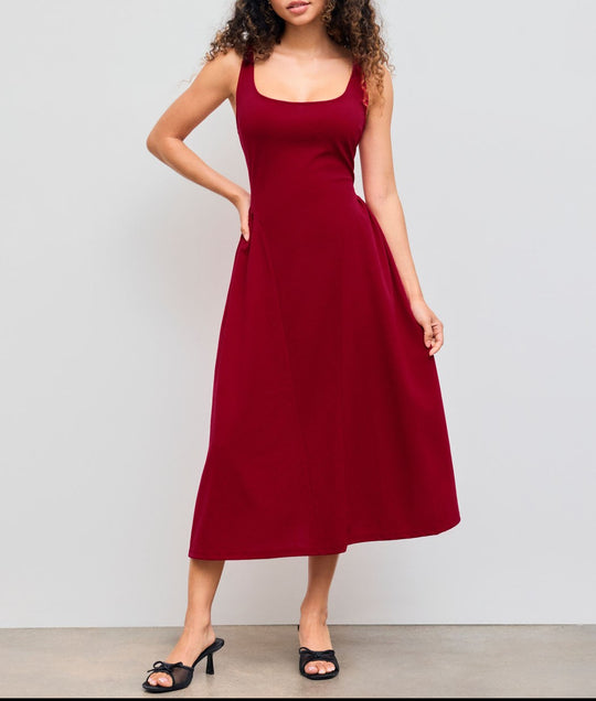 Damen Maxikleid mit schulterfreiem Design und figurfreundlichem Schnitt EB