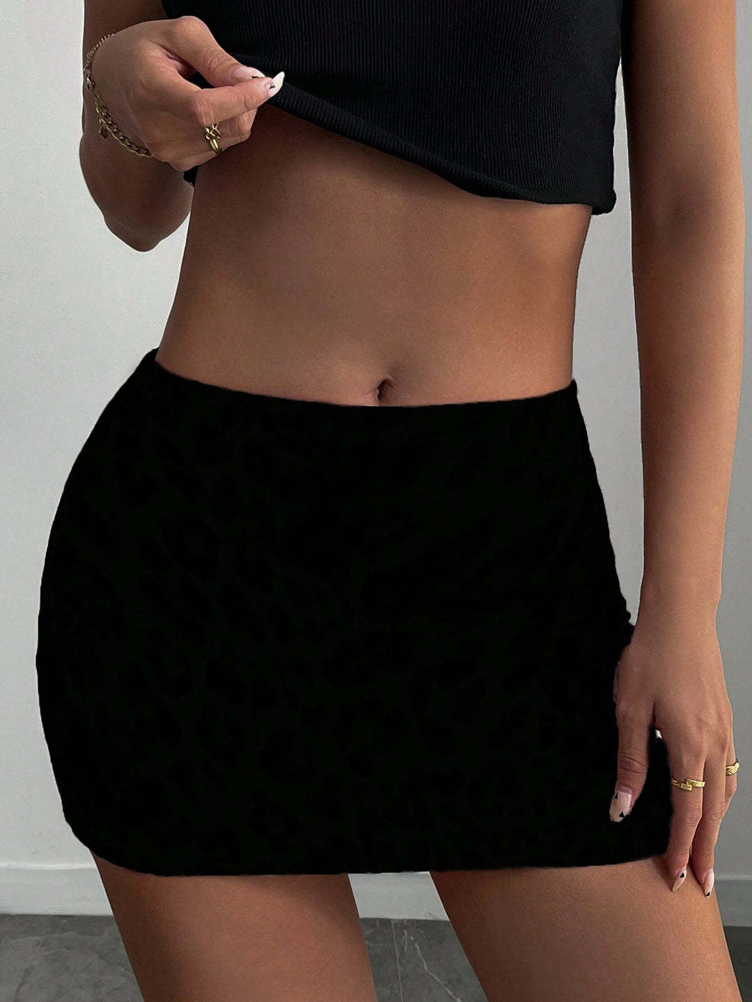 Damen Bikiniröckchen mit eleganter Drapierung EB
