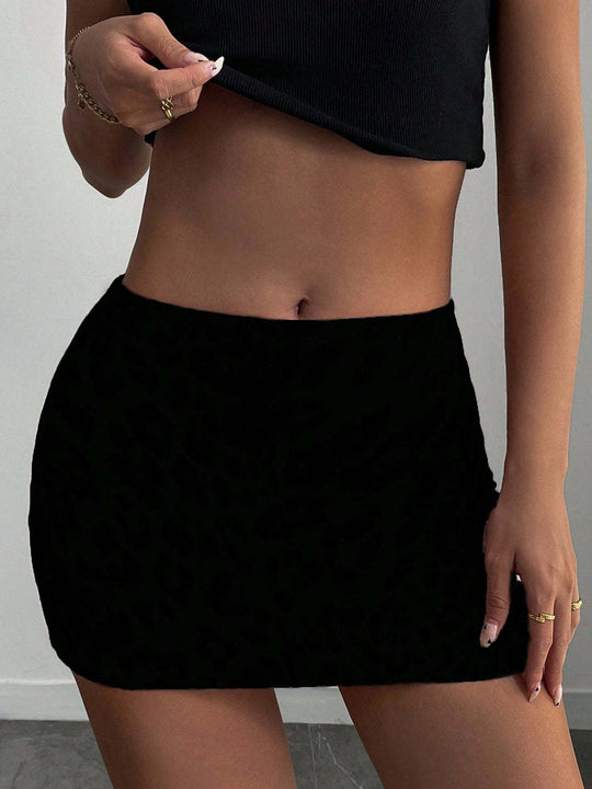 Damen Bikiniröckchen mit eleganter Drapierung EB