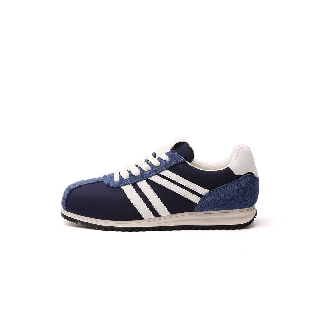 Damen Sportliche Sneakers mit modischen Wildleder- und Lederakzenten EB