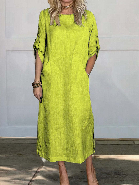 Damen Leichte Sommerkleid EB