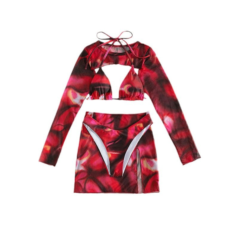 Damen Crop-Top und Rock Set EB